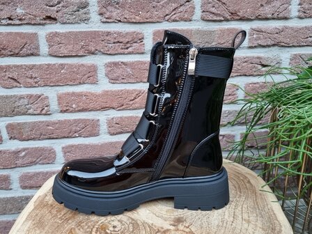 ROBIN BOOTS BLACK LACK