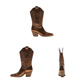 MILA BOOTS BRONZE